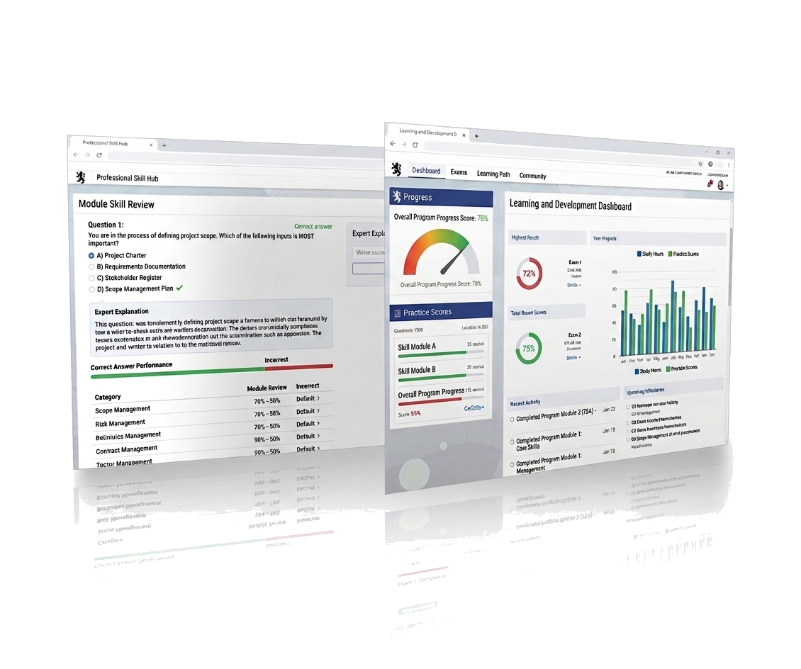 Equivalency Exam progress dashboard preview